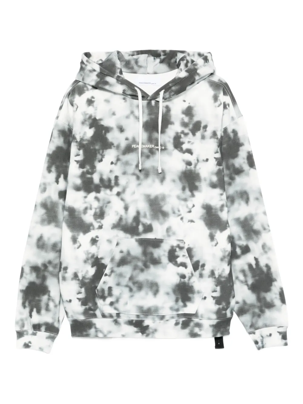 OAMC Hoodie mit Batik-Print - Schwarz