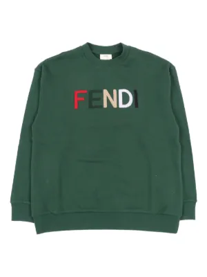 Fendi Kids モノグラム セーター | ブラウン | FARFETCH JP