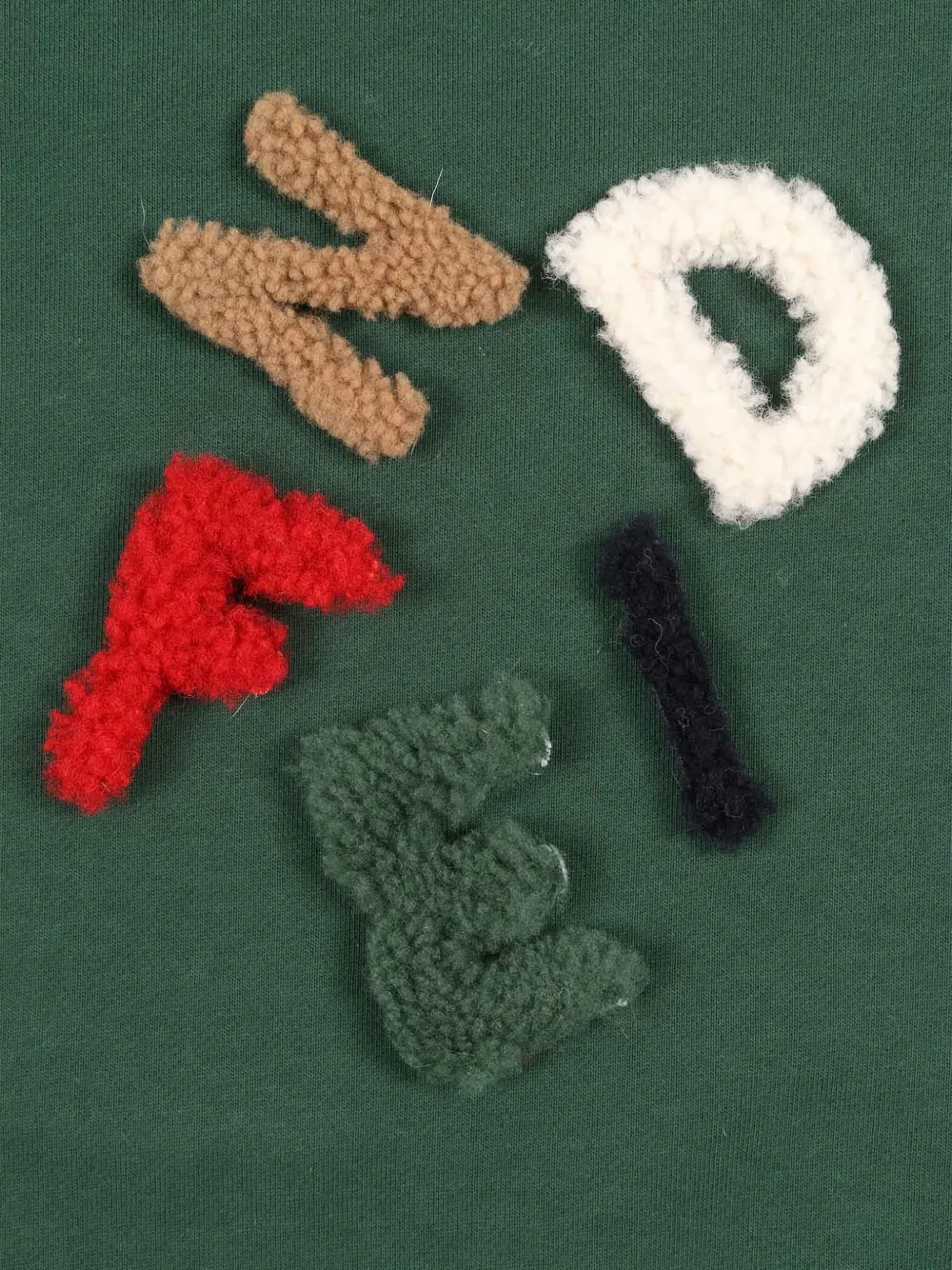 Fendi Kids Sweater met geborduurd logo Groen