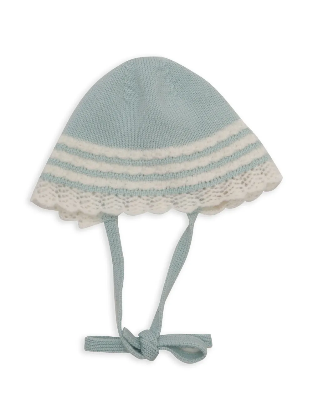 Paz Rodriguez Wollen muts met kanten afwerking Blauw