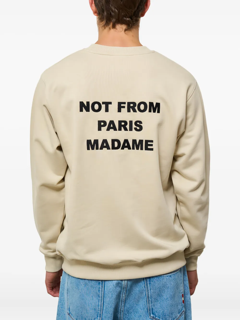 Drôle De Monsieur Paris Madame sweater Beige
