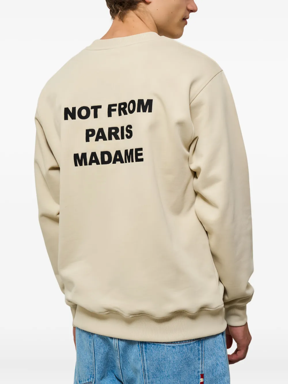 Drôle De Monsieur Paris Madame sweater Beige