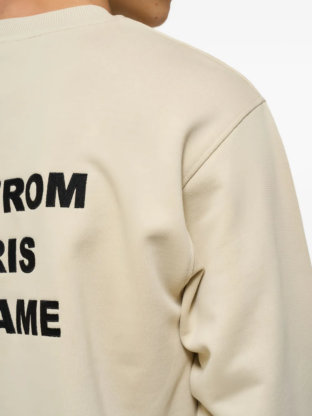 Drôle De Monsieur Paris Madame sweater Beige