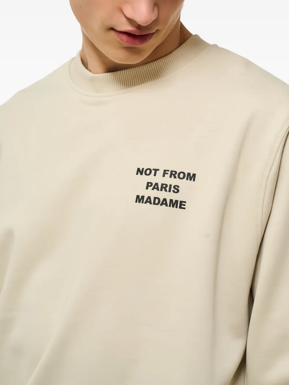 Drôle De Monsieur Paris Madame sweater Beige