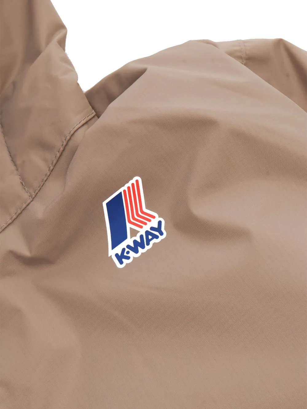 K-Way Jack met capuchon Bruin