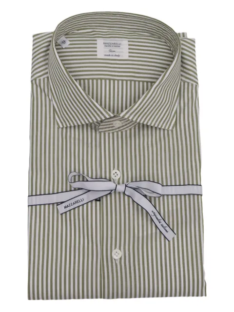 Mazzarelli striped cotton shirt