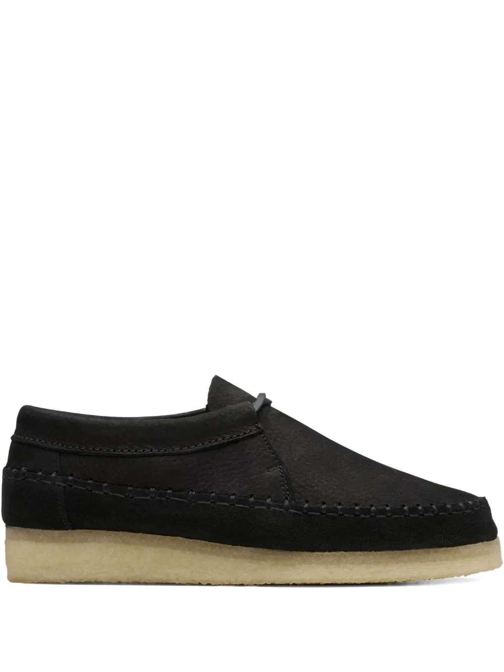 Clarks Originals Weaver Tie "Black Suede" Derby shoes