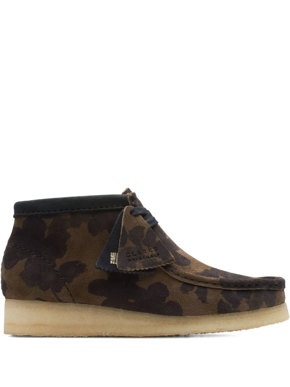 Clarks Originals Wallabee "Black Khaki" boots Brown