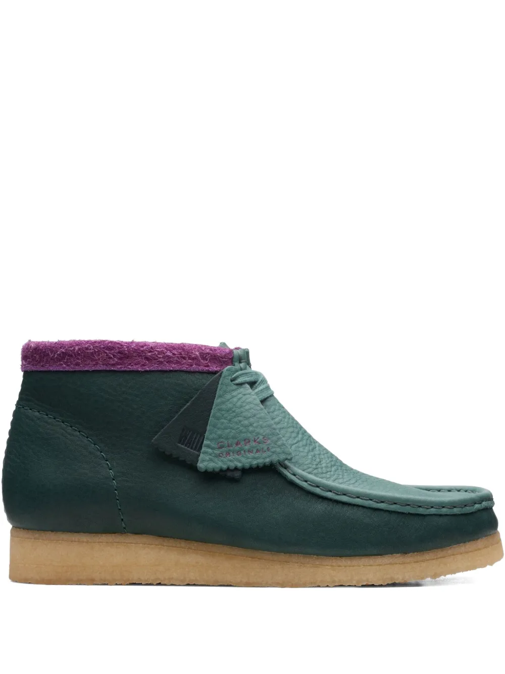 Clarks Originals panelled "Green" desert boots