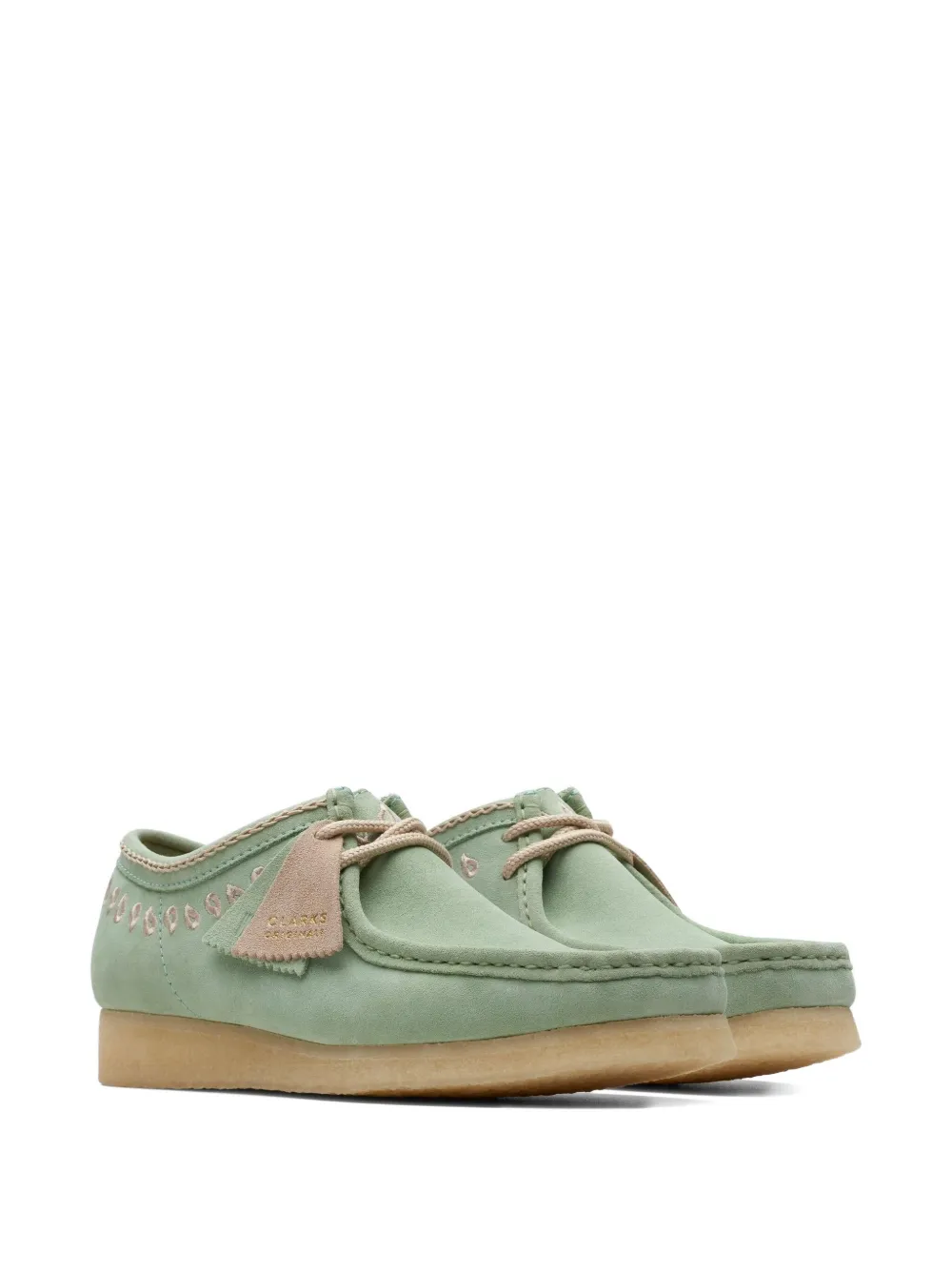 Clarks Originals Wallabee Green loafers - Groen