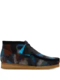 Clarks Originals patterned lace-up ""Black"" boots