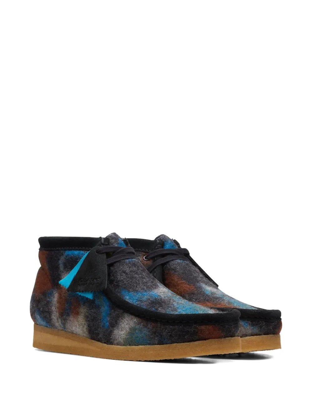 Clarks Originals patterned lace-up "Black" boots