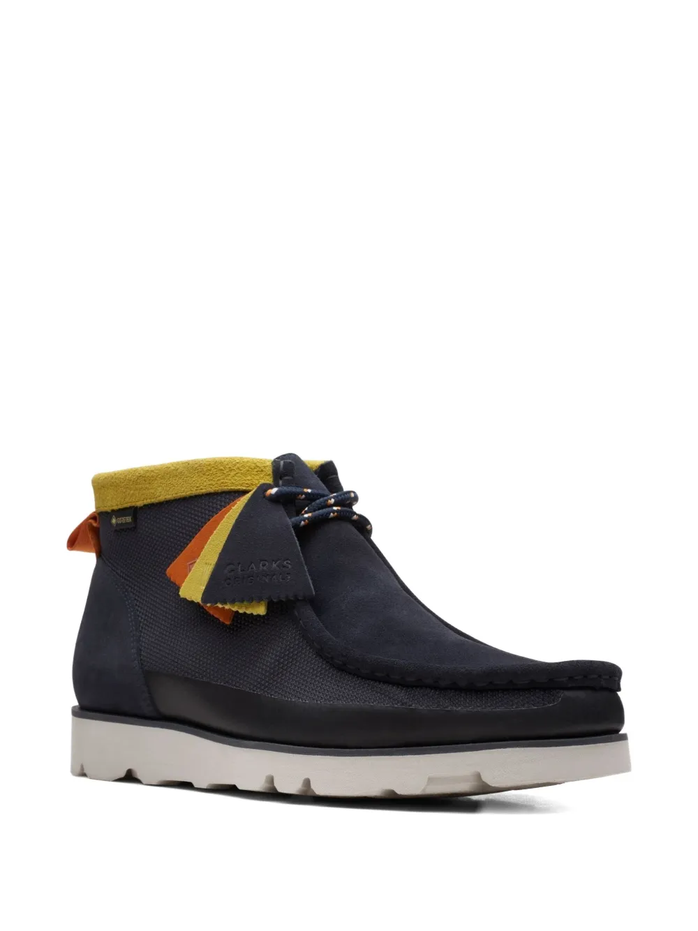 Clarks Originals Wallabee 2.0 "Black Yellow" desert boots Blue