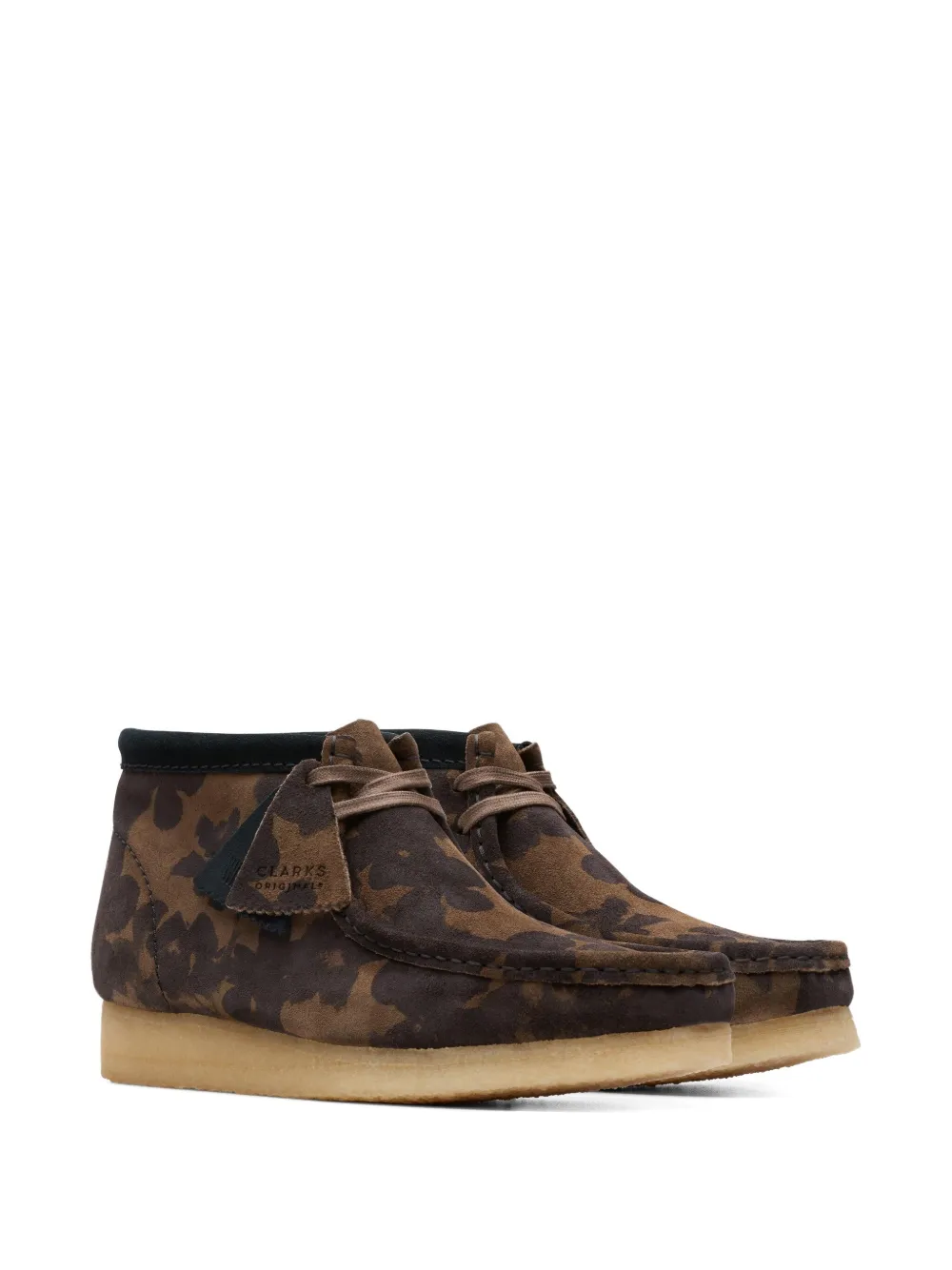 Clarks Originals Wallabee "Black Khaki" boots Brown