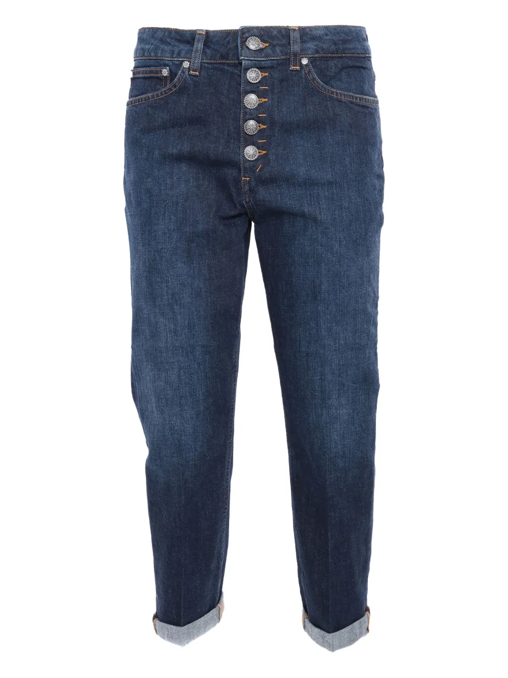 DONDUP Koons jeans met knoopsluiting Blauw