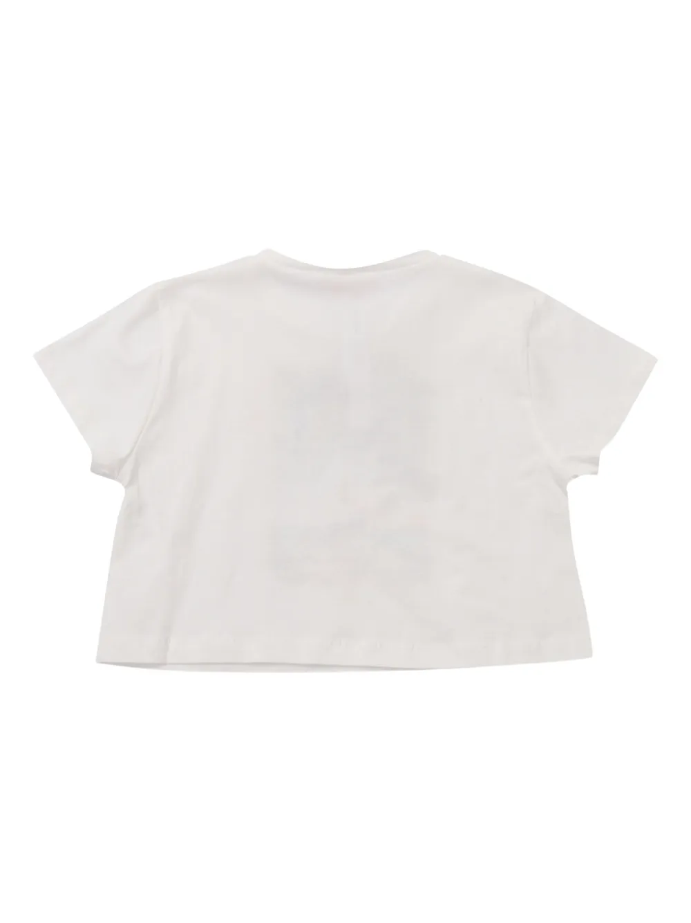 Liu •jo Maldives Print Stud-embellished T-shirt In White
