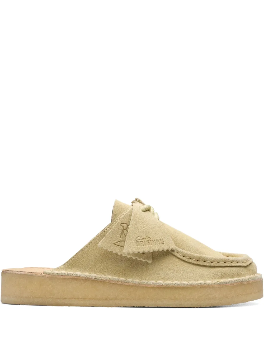 Clarks Originals Desert Nomad "Maple Suede" mules Neutrals