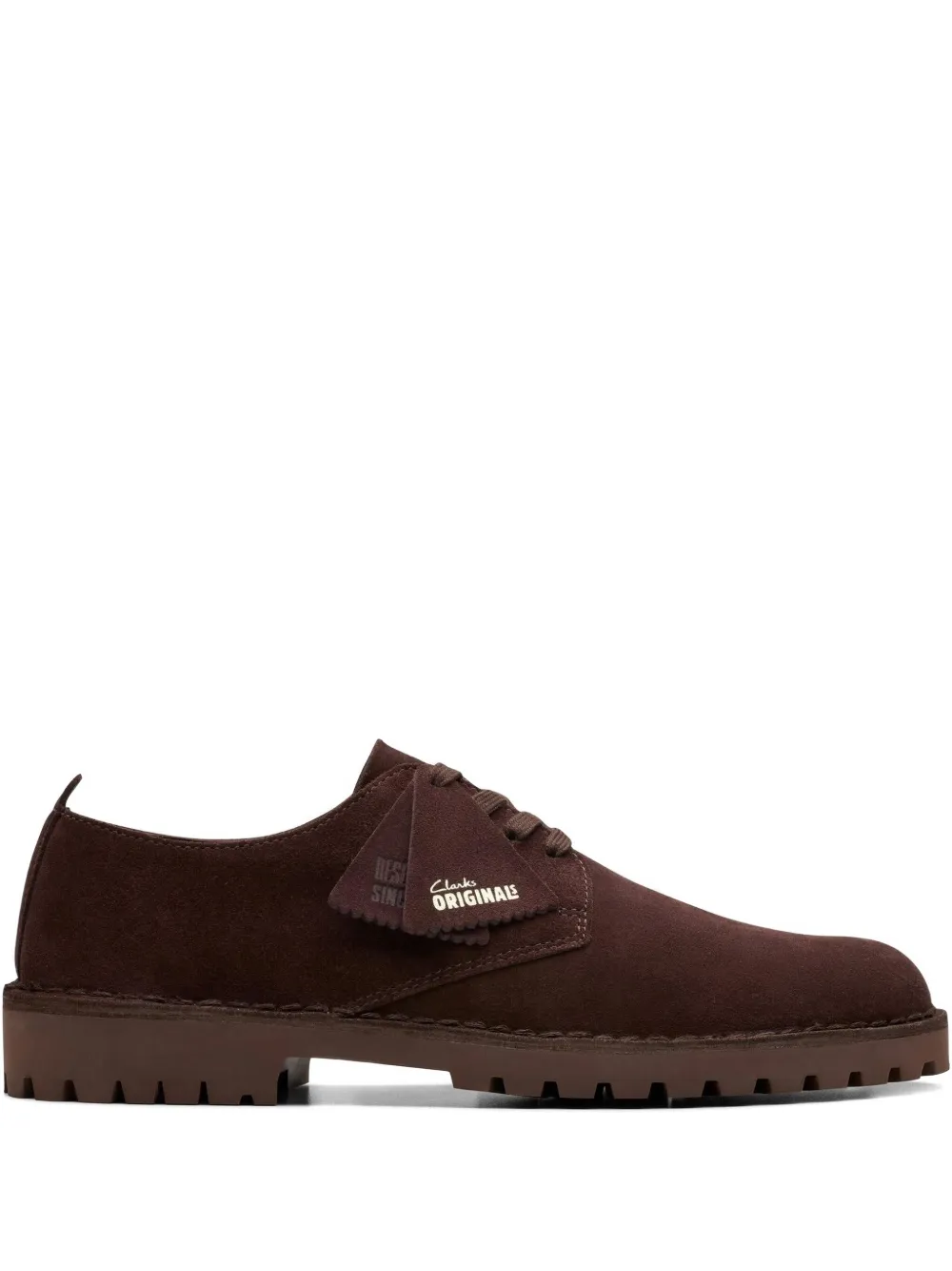 Clarks Originals Desert Rock Derby shoes Brown