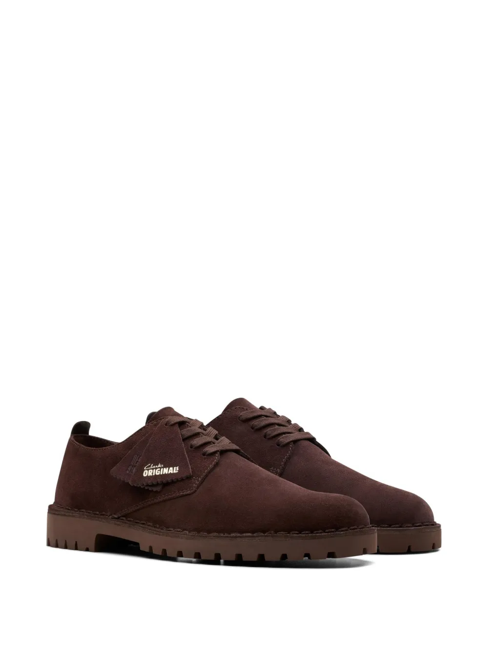 Clarks Originals Desert Rock Derby shoes Brown