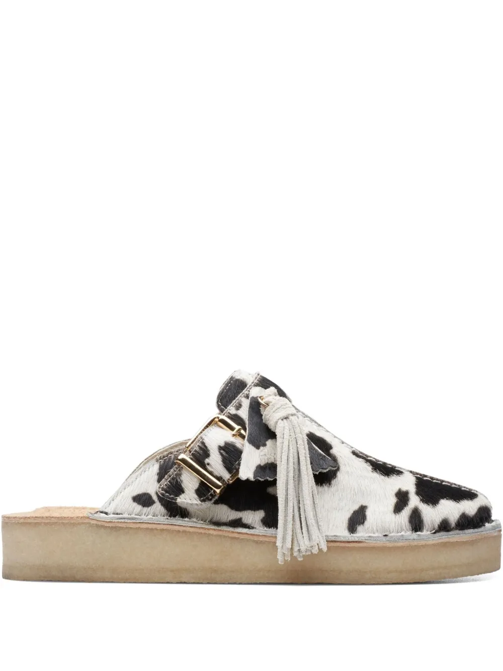 Clarks Originals Trek mules White