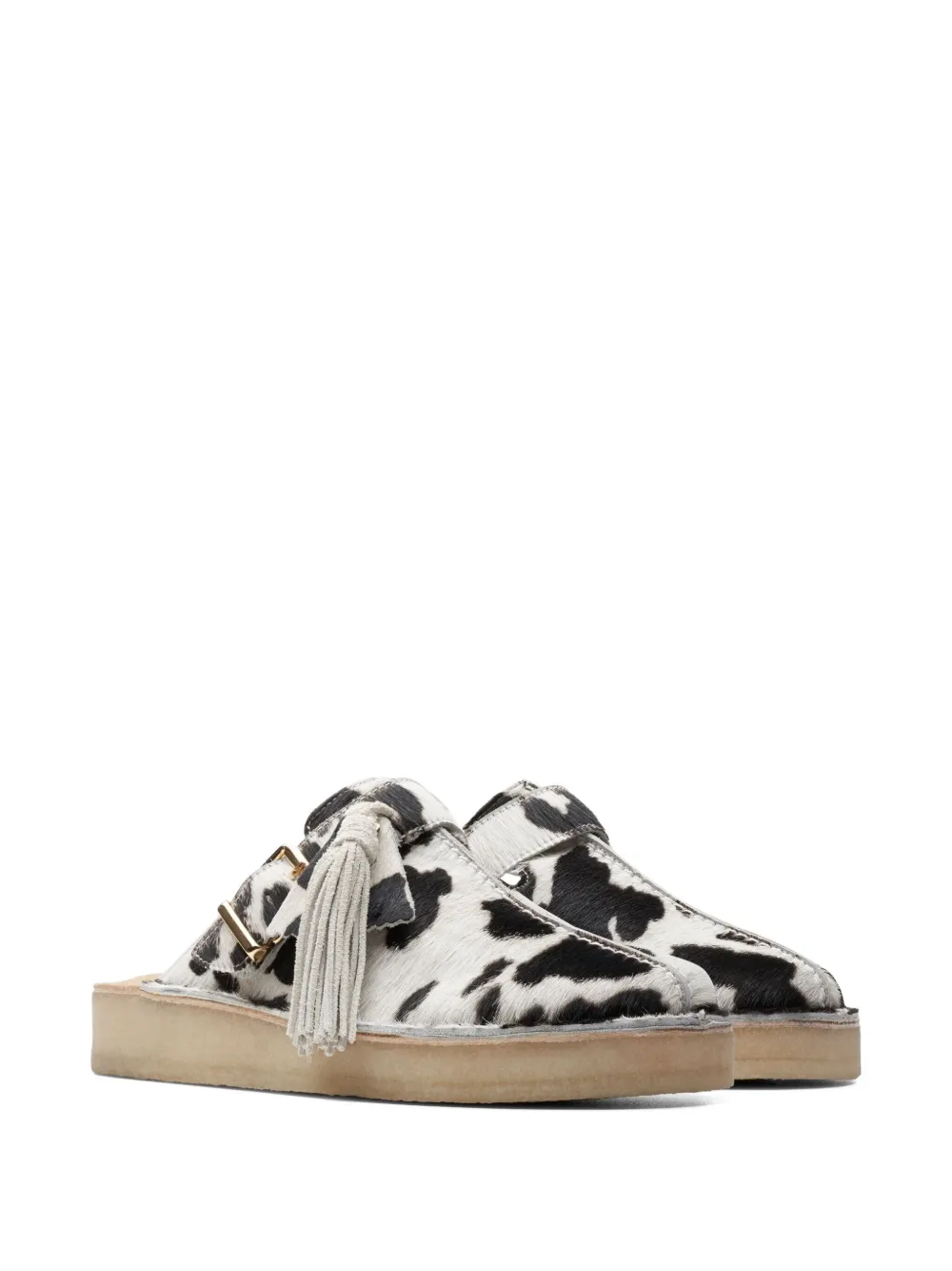 Clarks Originals Trek mules White