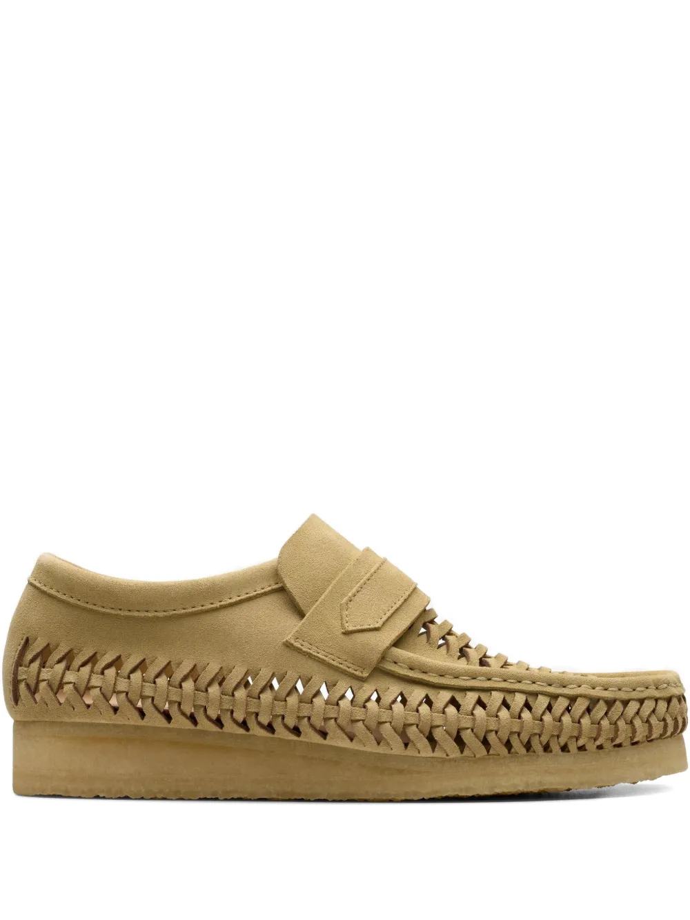Clarks Originals woven "Maple Suede" loafers Neutrals