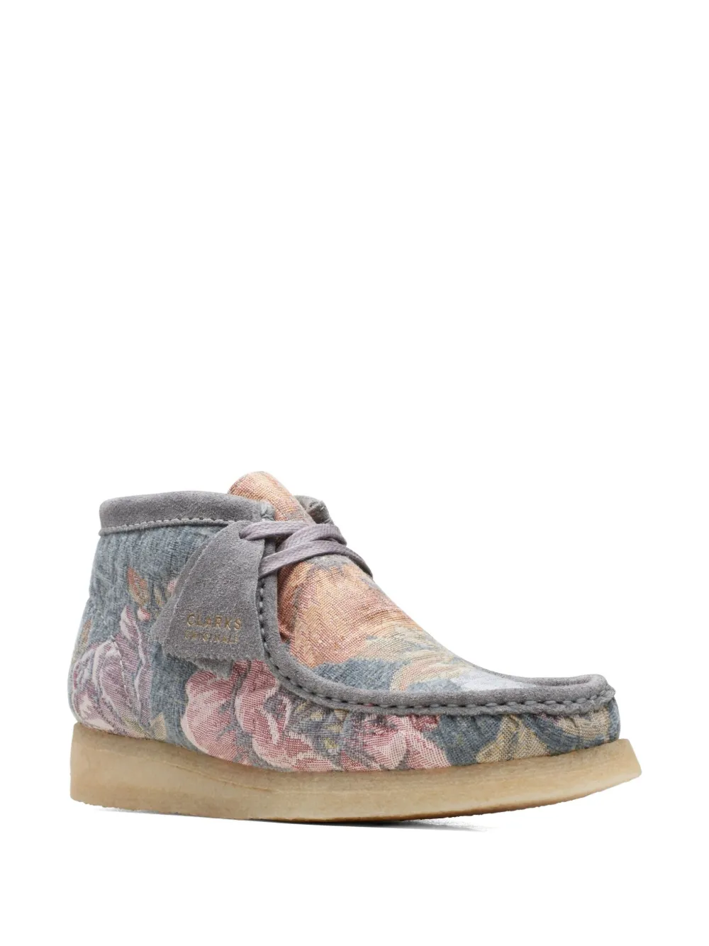 Clarks Originals Wallabee "Blue Floral" boots