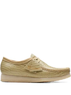 Clarks Originals daisy-embroidered Derby Shoes | Brown | FARFETCH GE