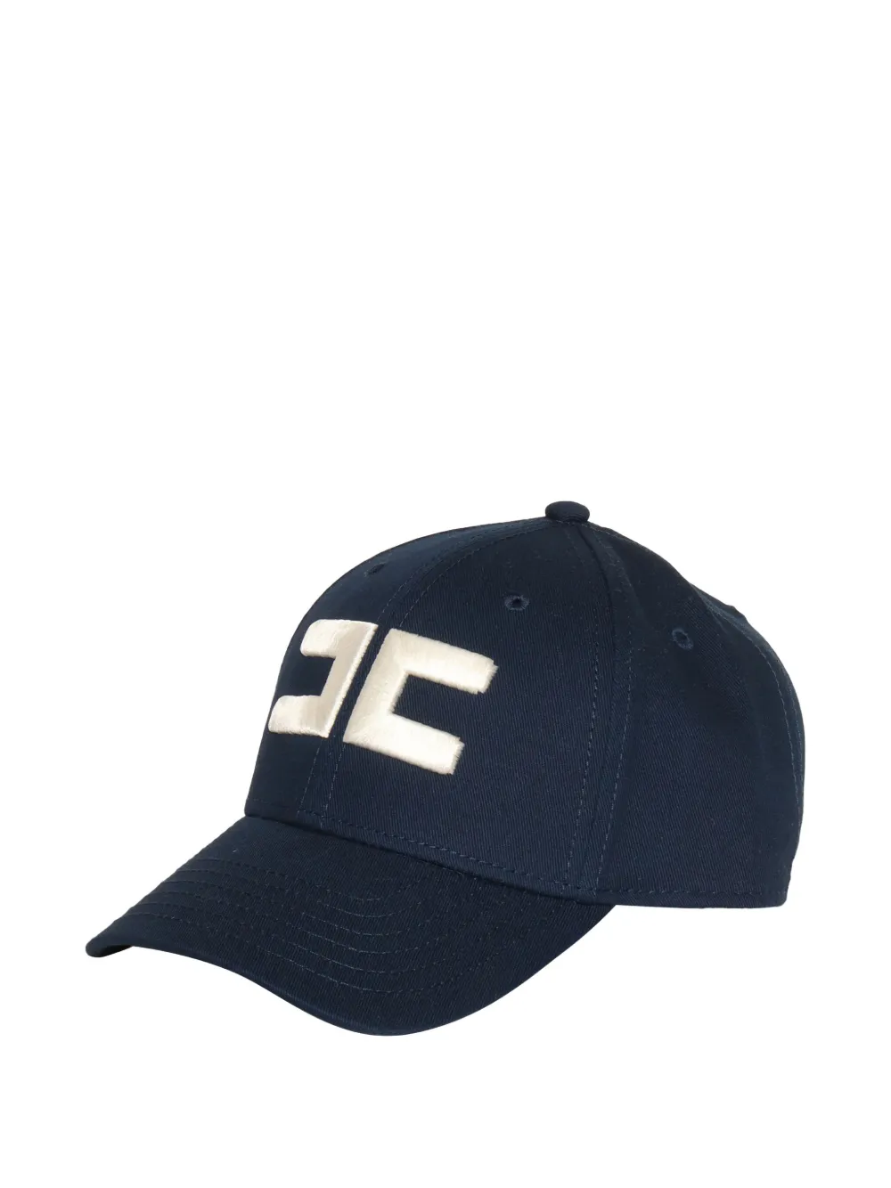 Elisabetta Franchi logo-embroidered baseball cap Blauw