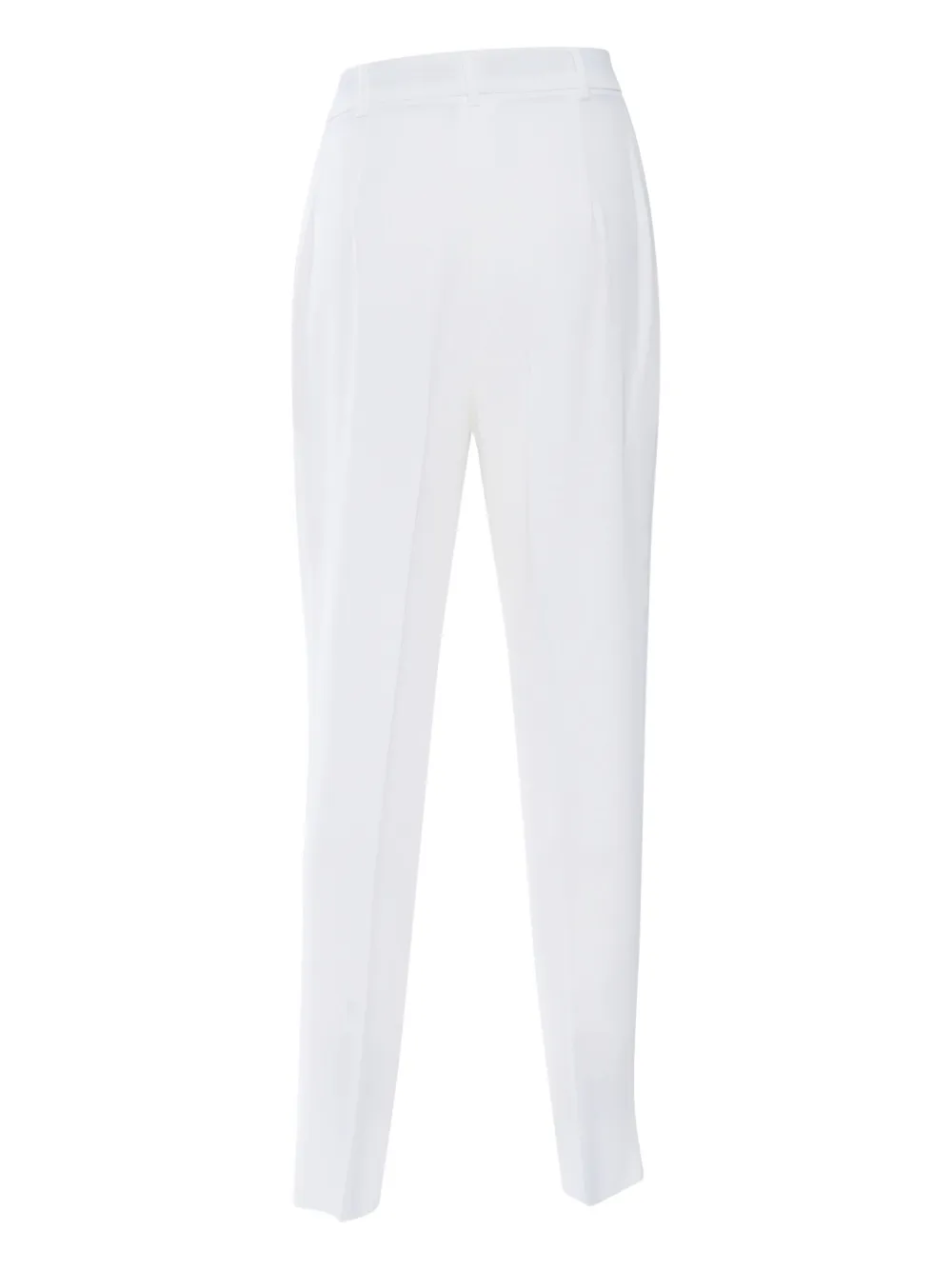 Max Mara Broek met riemlussen - Wit