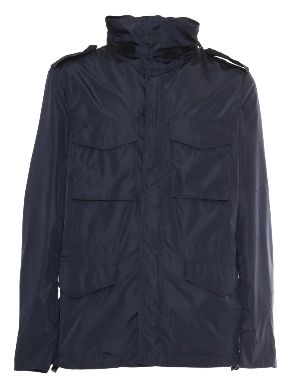 Aspesi Flap-pocket Jacket In Blue