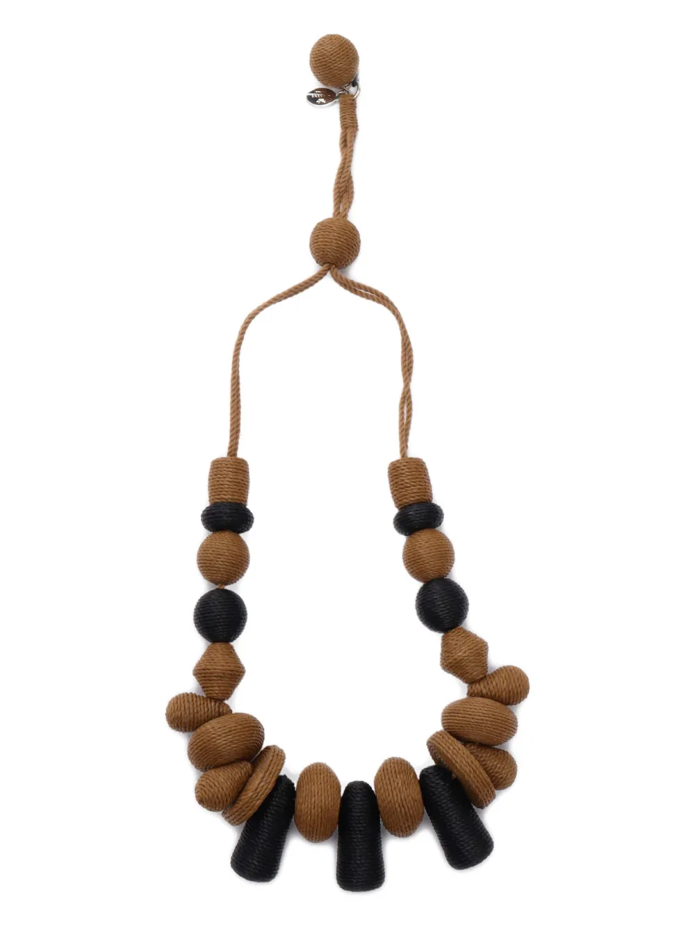 Soraia woven-beaded necklace