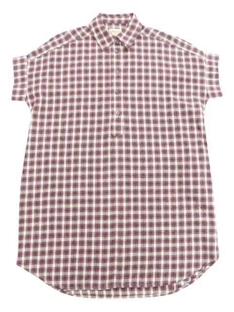 Bellerose Kids Hansa gingham-check shirt dress