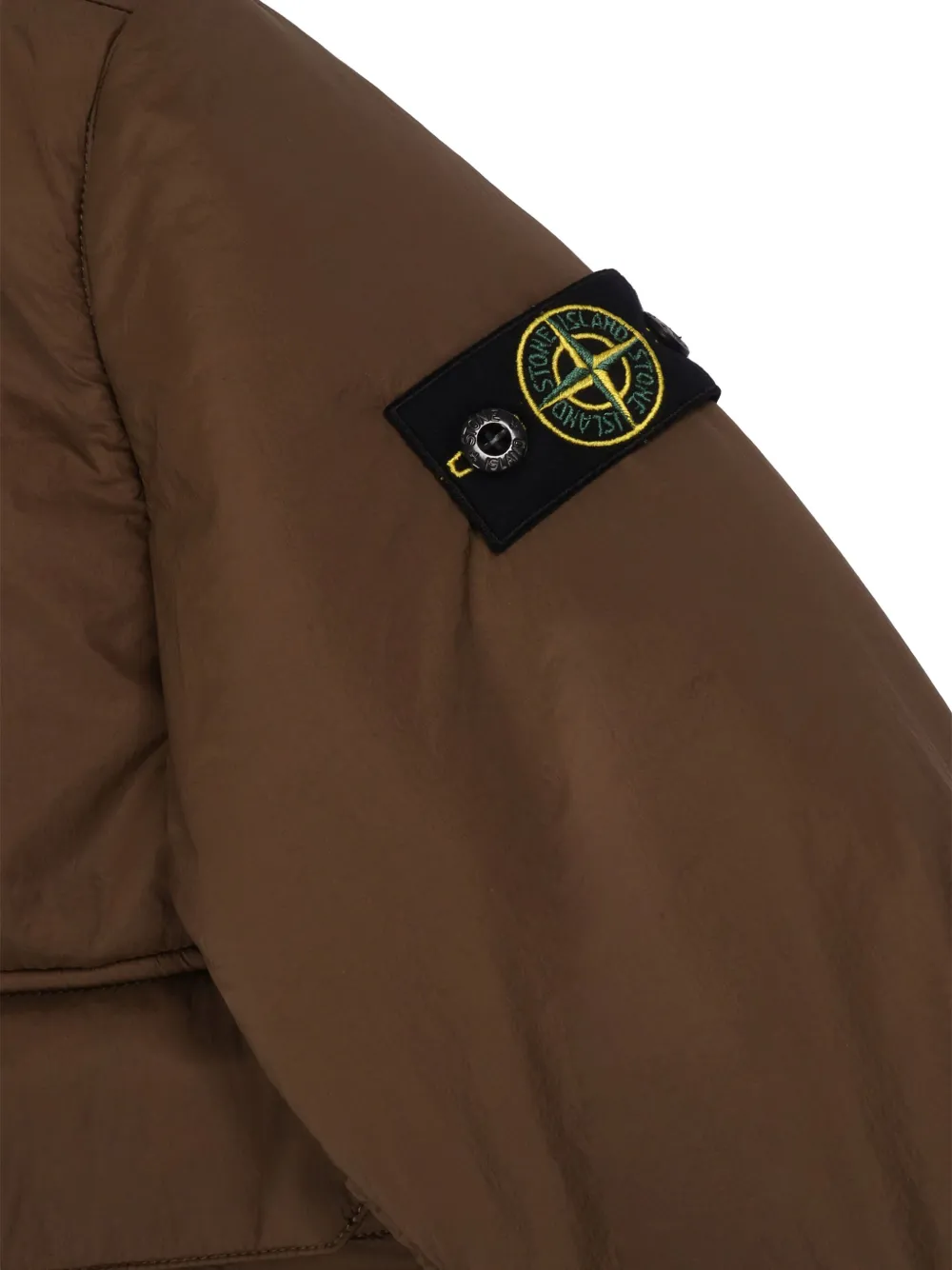 Stone Island Junior Gewatteerd jack Groen