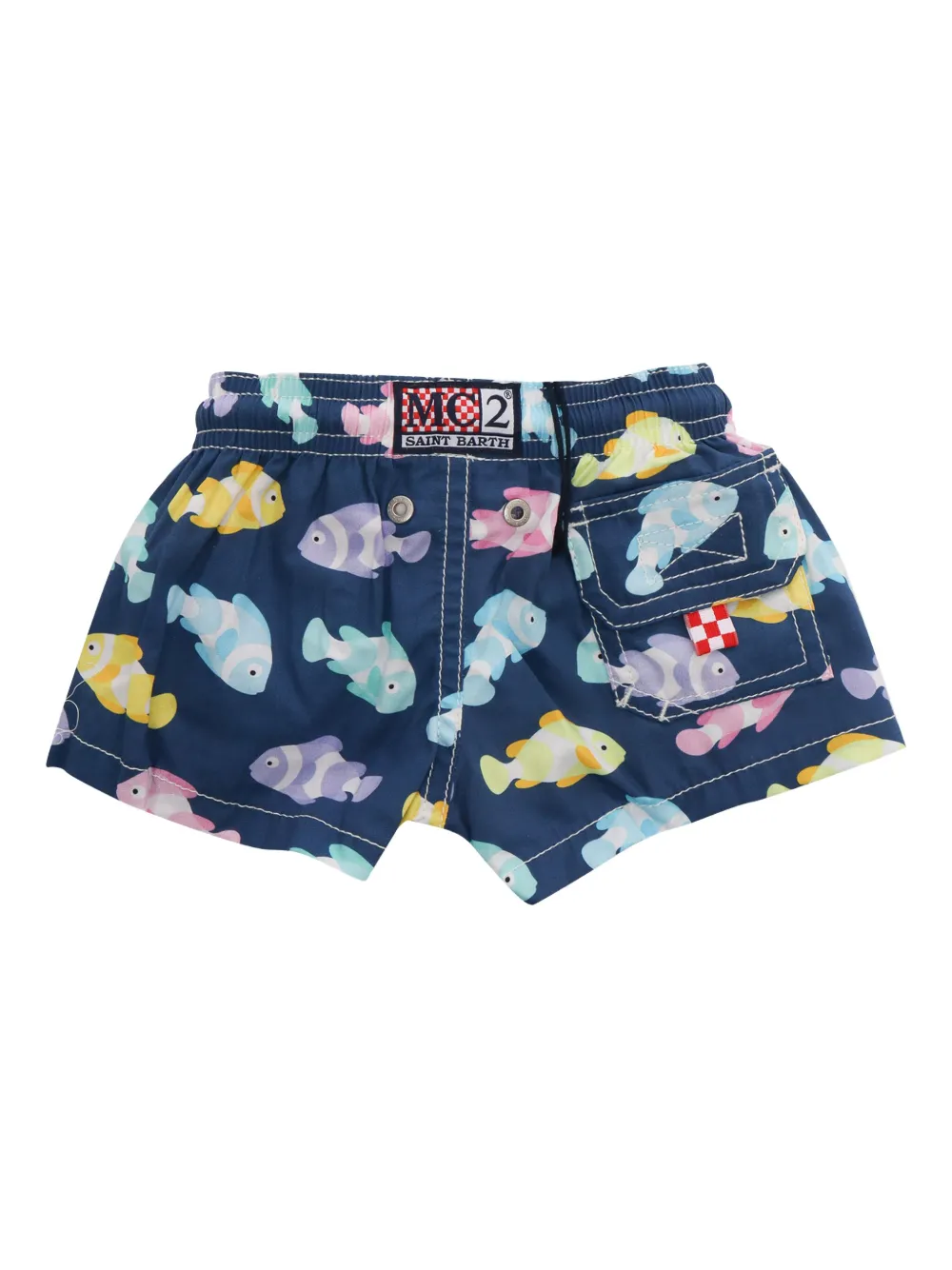 MC2 Saint Barth Kids Zwembroek met trekkoord en clownvis-print 00821F