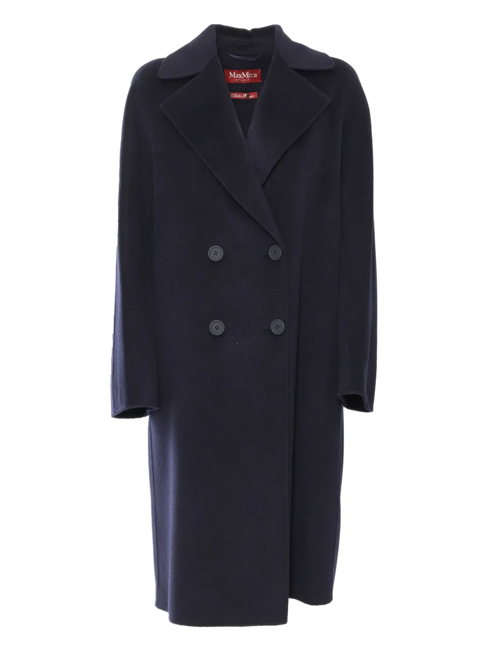 Max Mara Licenza double-breasted coat Blauw