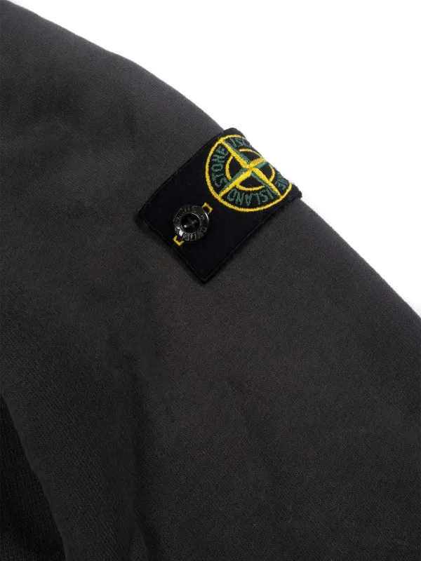 Stone Island Junior ロゴ スウェットシャツ | グレー | FARFETCH JP
