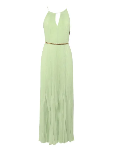 Max Mara pleated halter-neck dress