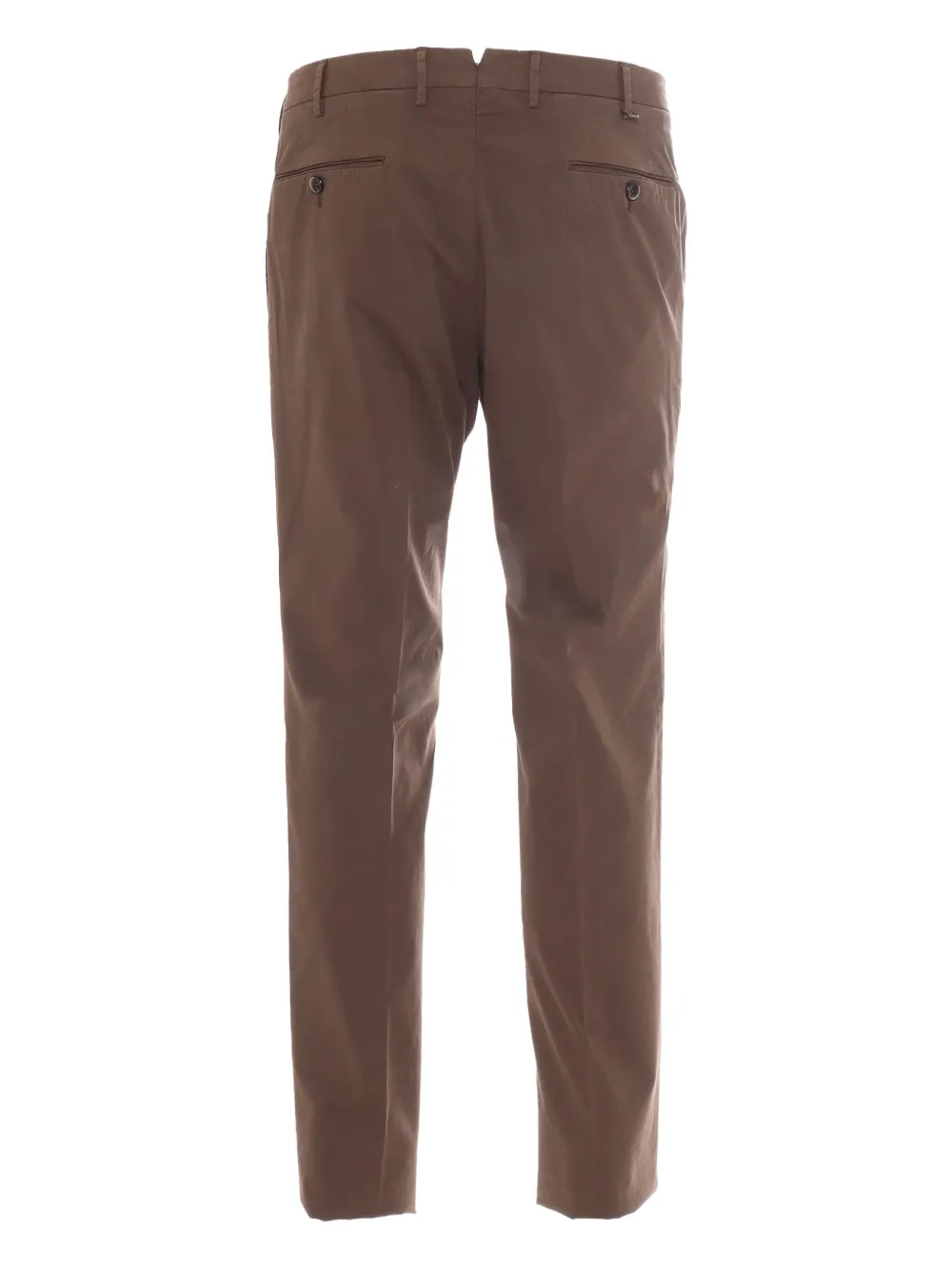 PT Torino Broek met platte voorkant - Bruin