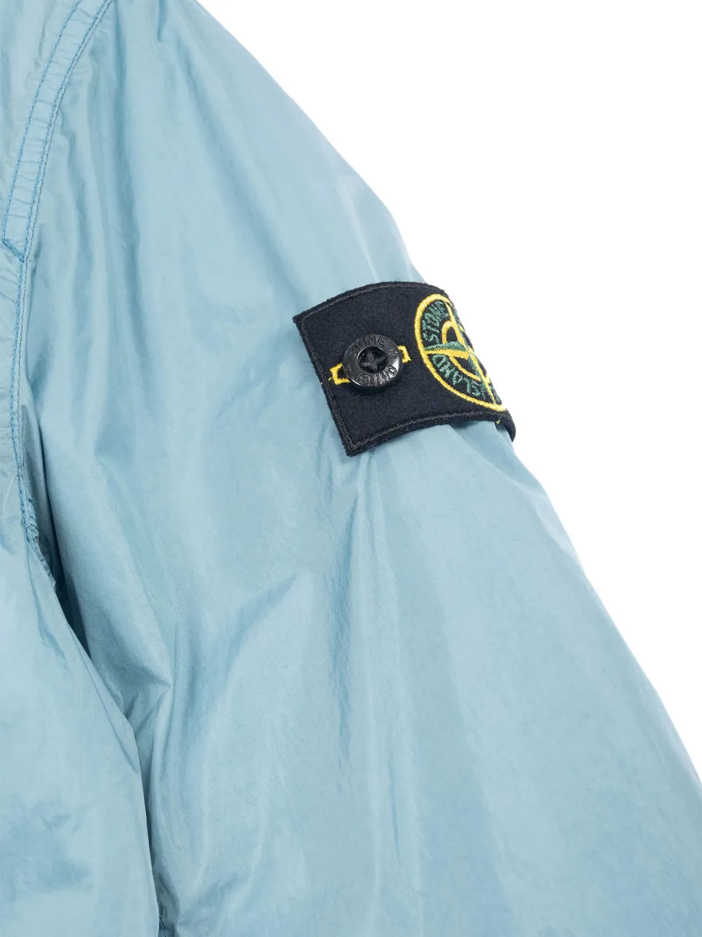Stone Island Junior hooded bomber jacket Blauw