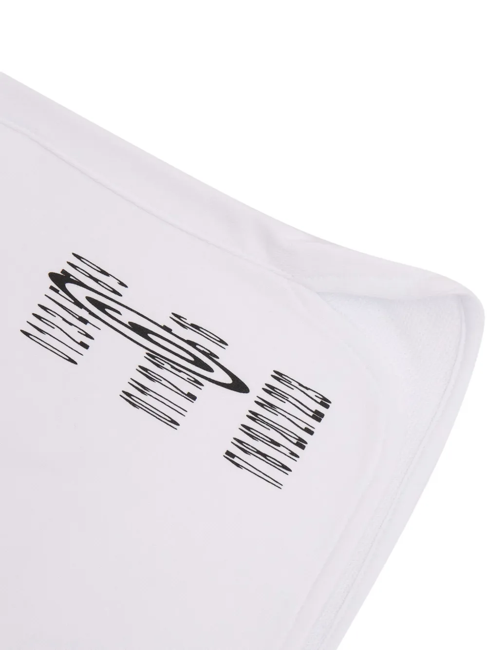 MM6 Maison Margiela Kids graphic-print cotton shorts Wit
