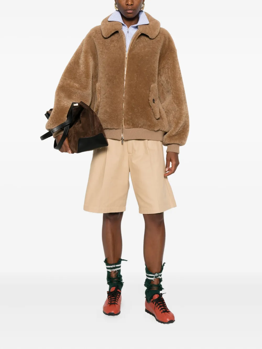 Miu Lammy jack Beige