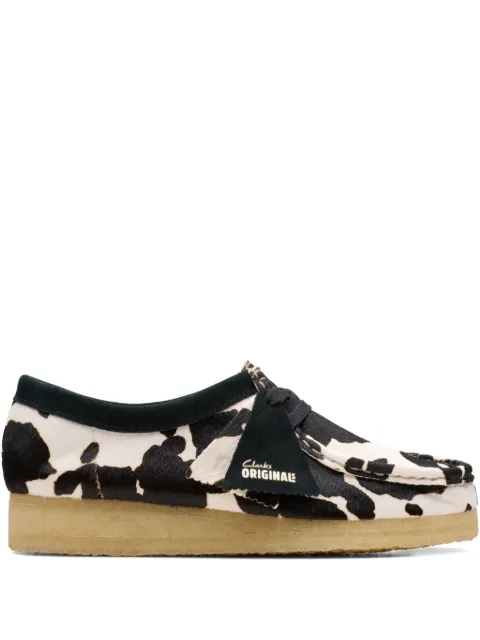 Clarks Originals Wallabee "Cow Print HairOn" sandals