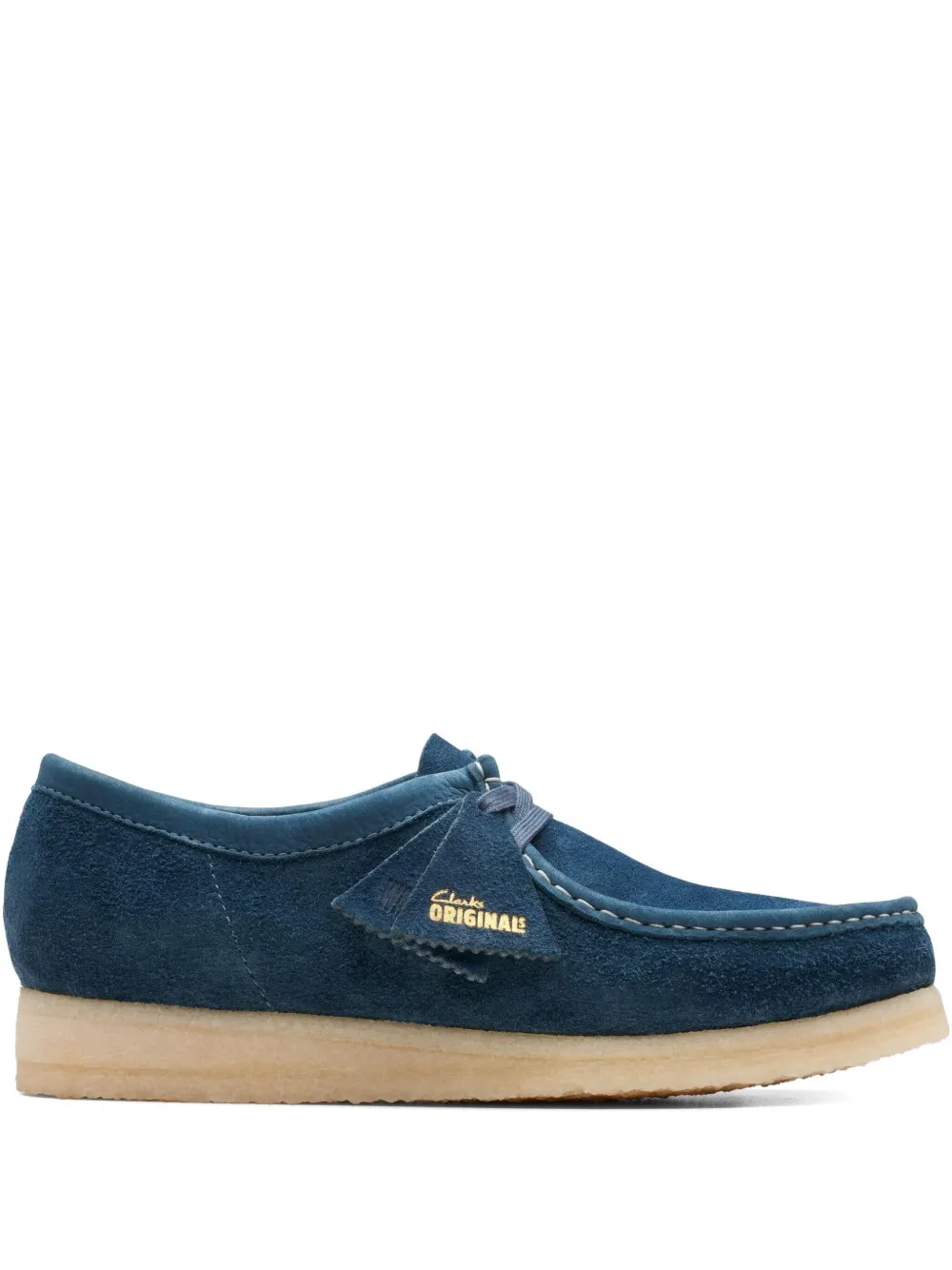 Clarks Originals Wallabee "Navy Teal" derby shoes Blue