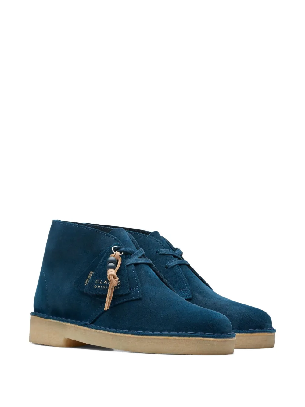Clarks Originals suede "Deep Blue" boots