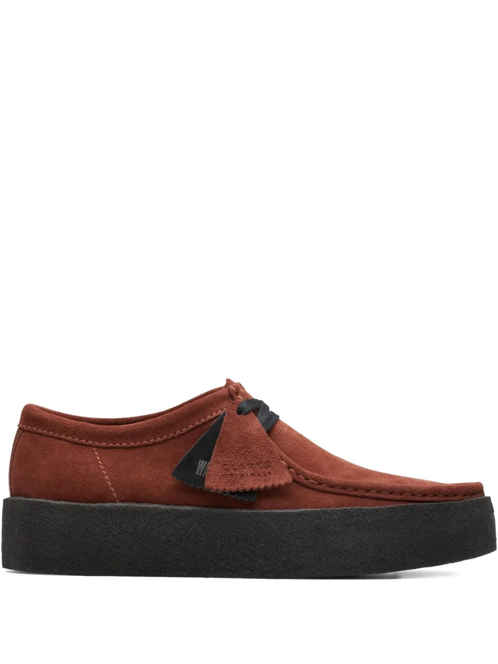 Clarks Originals Wallabee Cup "Burgundy" lace-up shoes Red