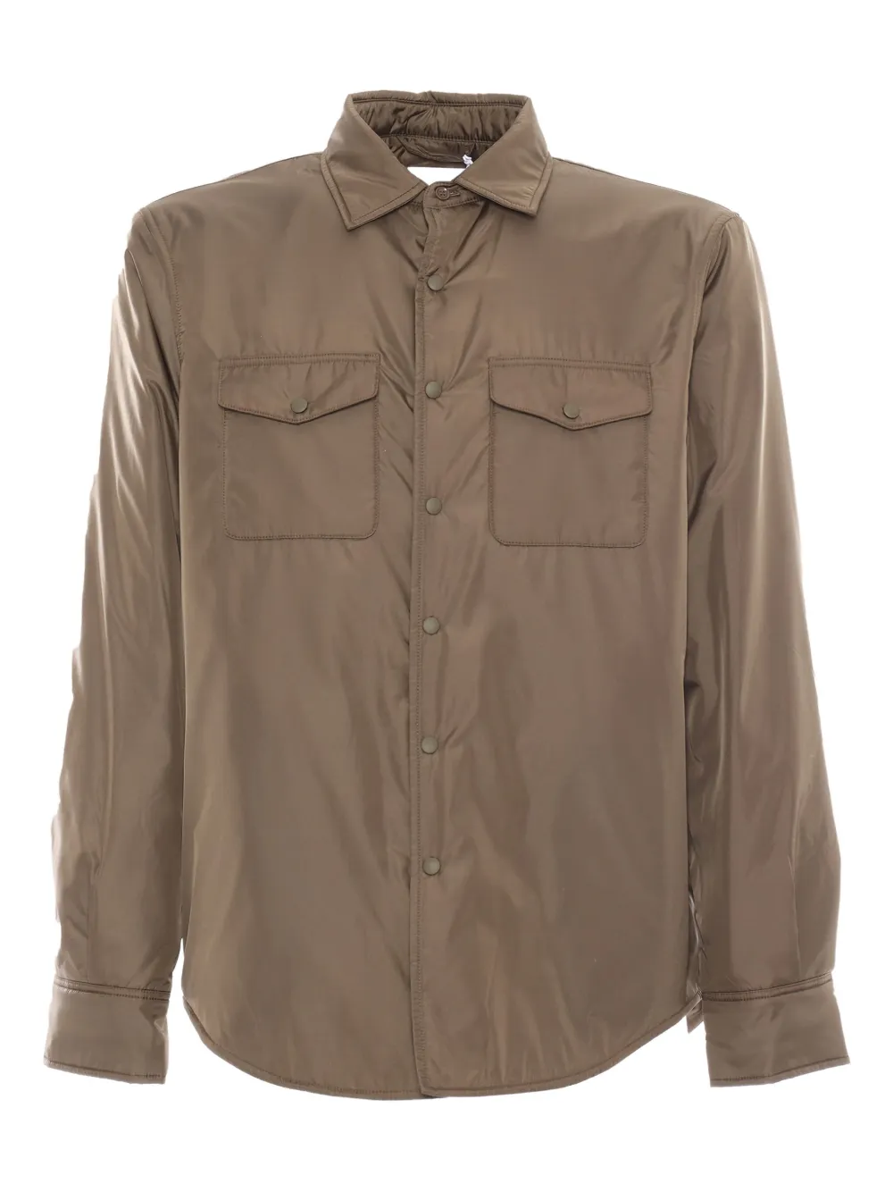Aspesi Double-pocket Shirt In Brown