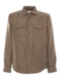 ASPESI double-pocket shirt - Brown