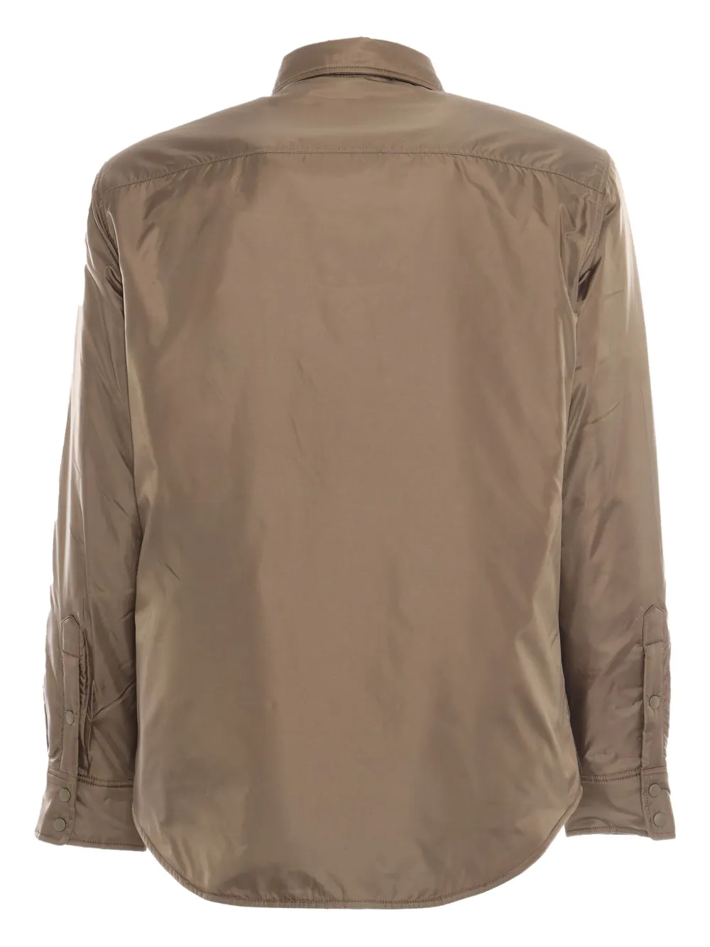 ASPESI T-shirt met dubbele zak - Bruin