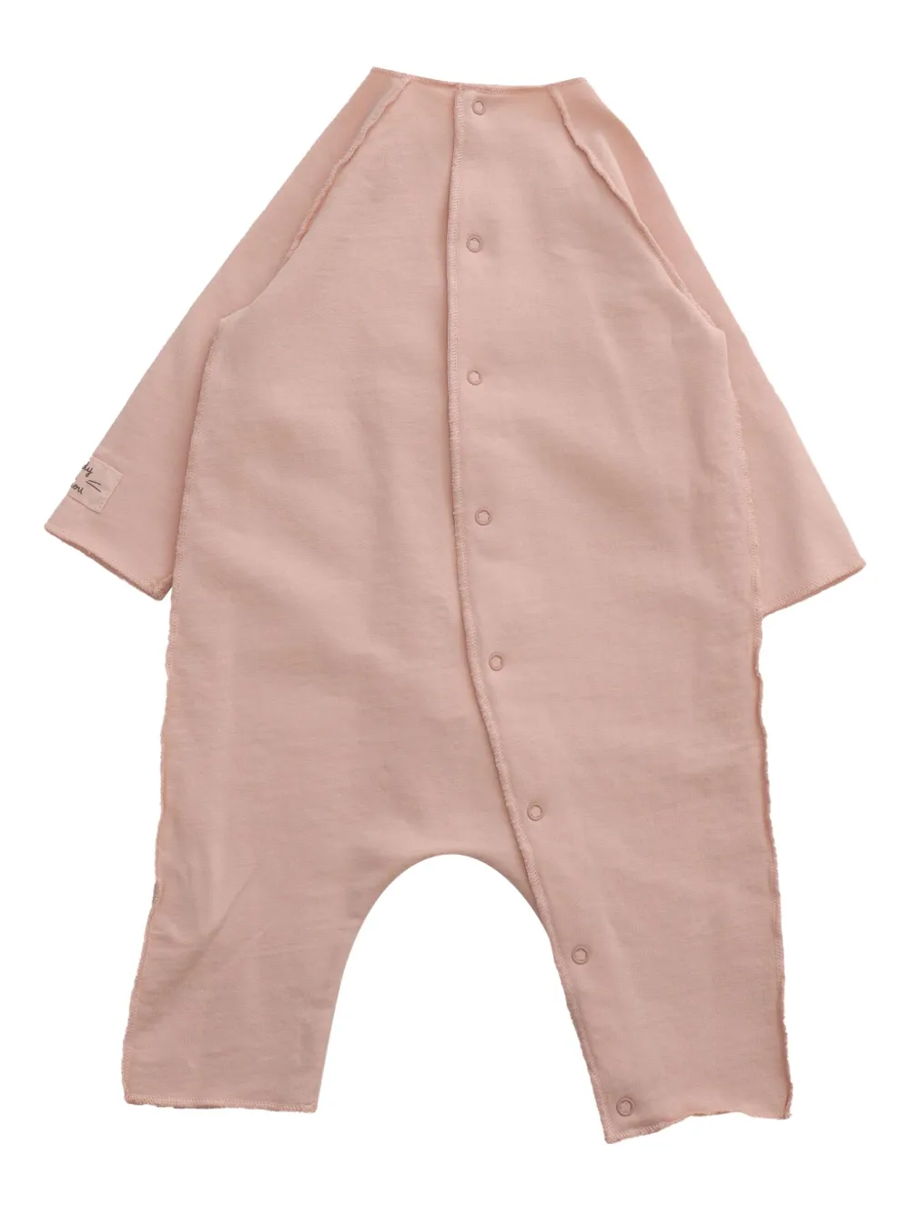TEDDY & MINOU Katoenen romper met kattenpatch Roze